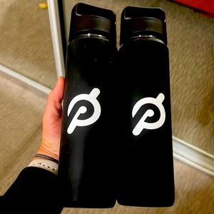 2 pack brand new glass peloton water bottles